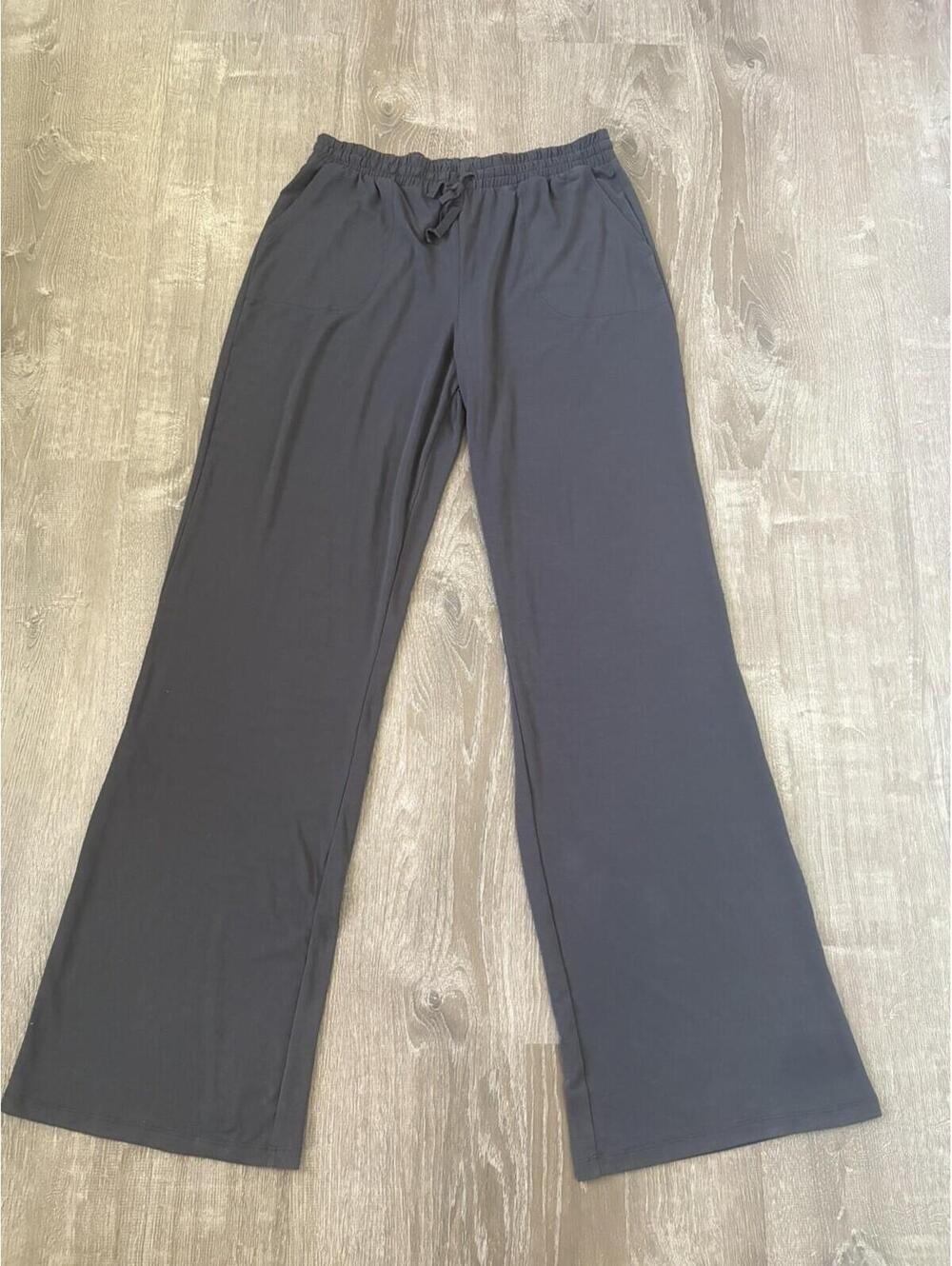 GapBody TrueSleep Pajama Pants Black ￼Medium Tall Drawstring Lounge Sleep